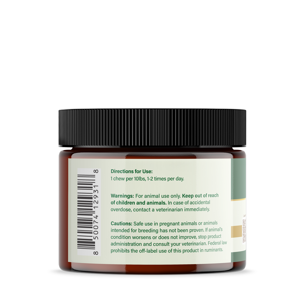 Masticable Premium de CBD para Perros: Tocino y Carne