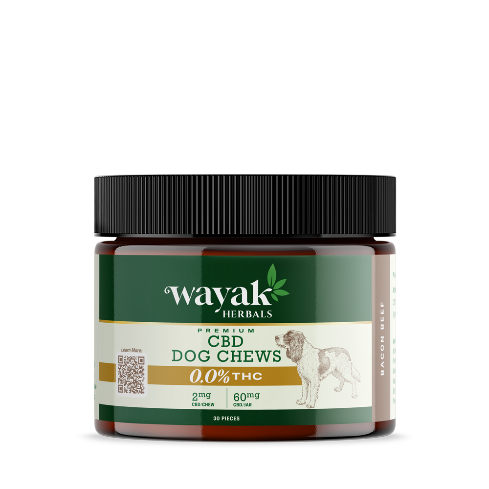 Masticable Premium de CBD para Perros: Tocino y Carne