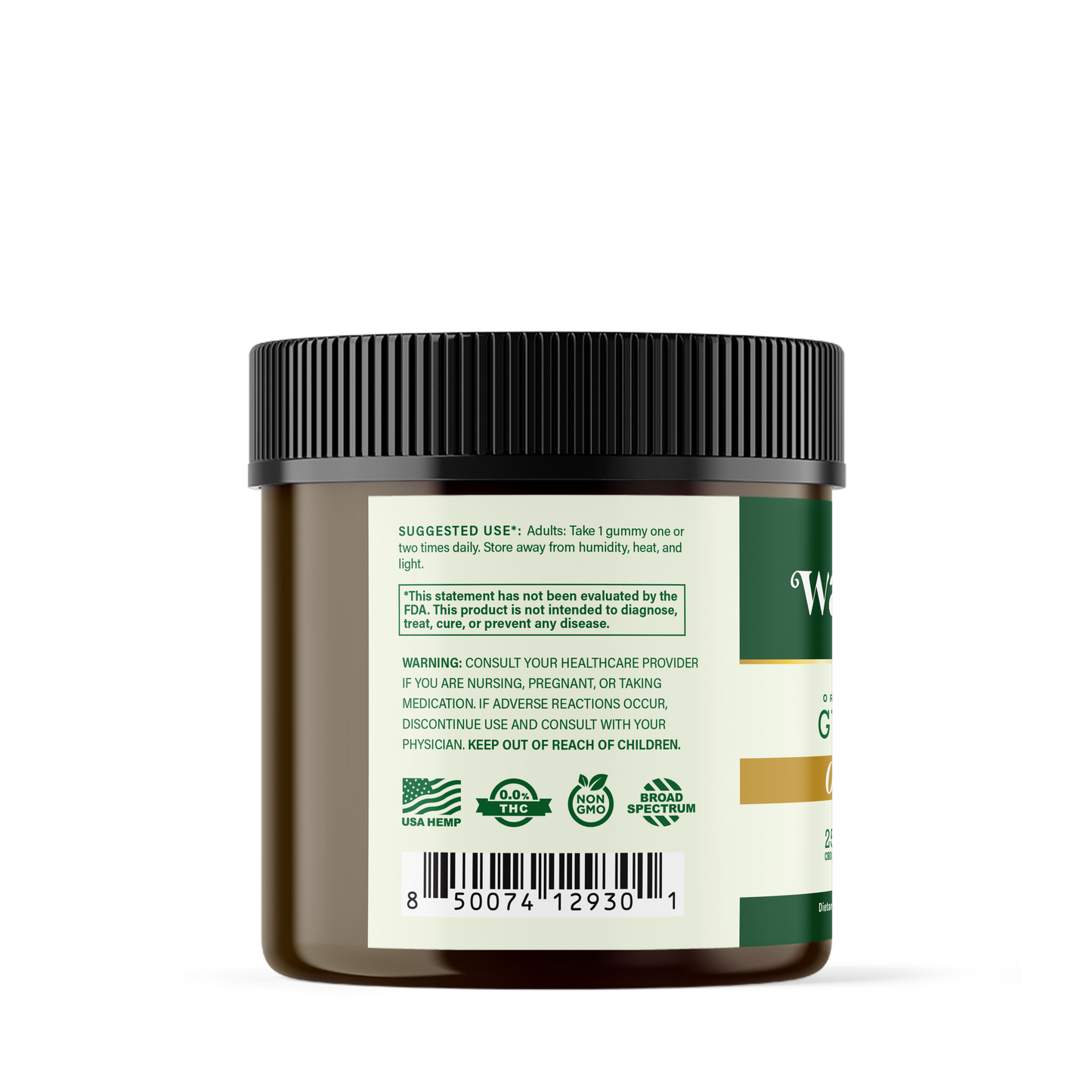 Premium CBD Gummies:  Strawberry Lemonade
