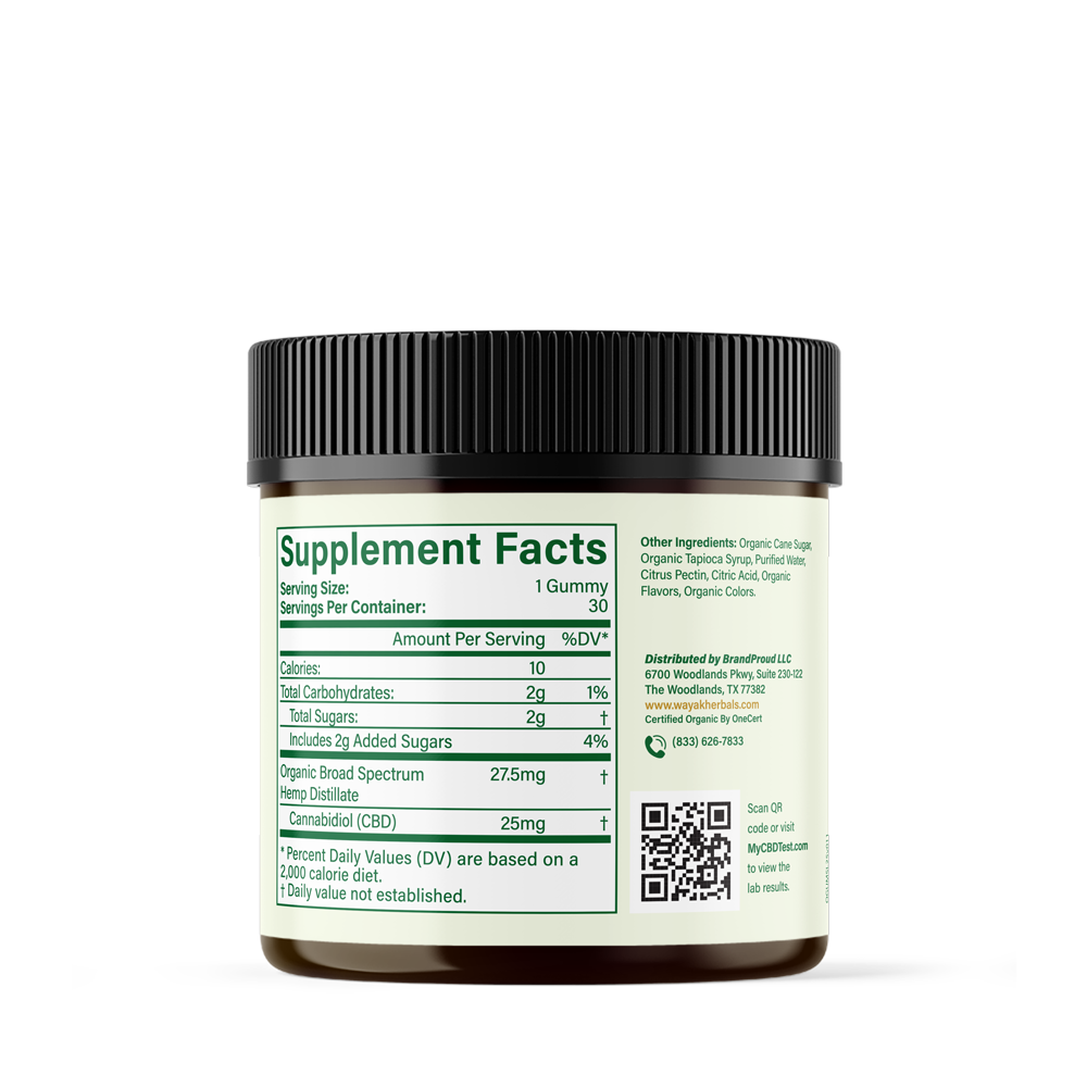 Gomitas de CBD Orgánicas: Limonada Fresa