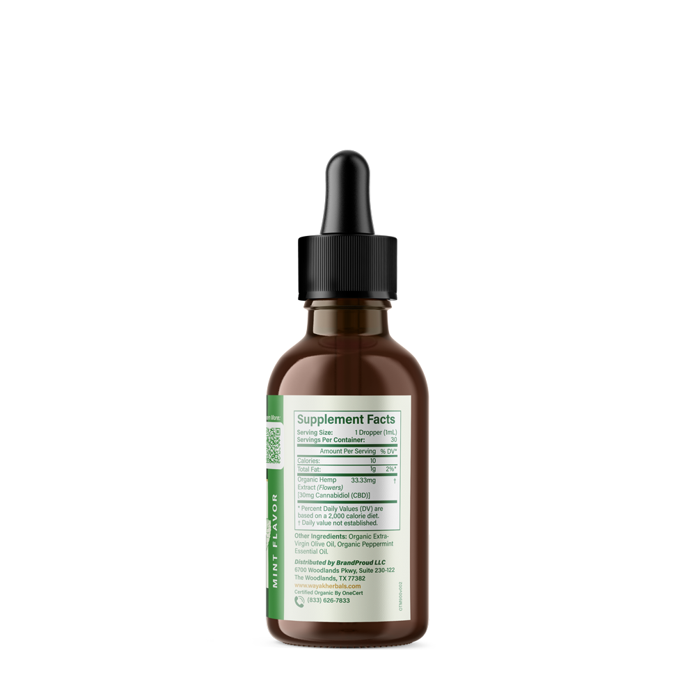 Aceite de CBD Orgánico: Sabor Menta