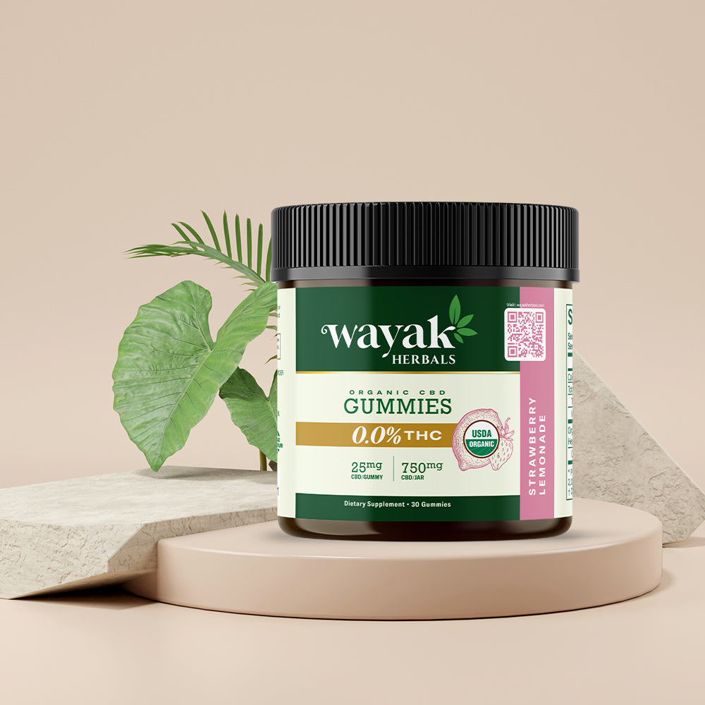 Premium CBD Gummies:  Strawberry Lemonade